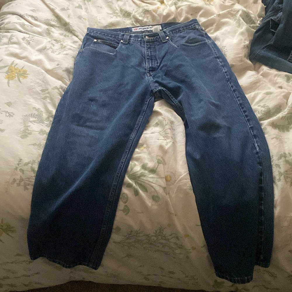 Anchor blue big baggy jeans